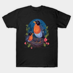 American Robin Mothers Day T-Shirt